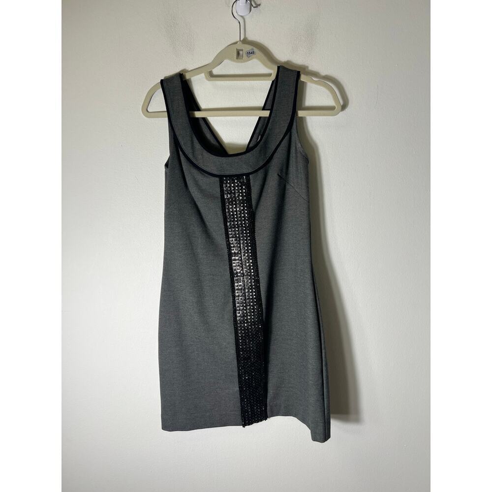Henri Neman Gray Mini Dress Size Medium